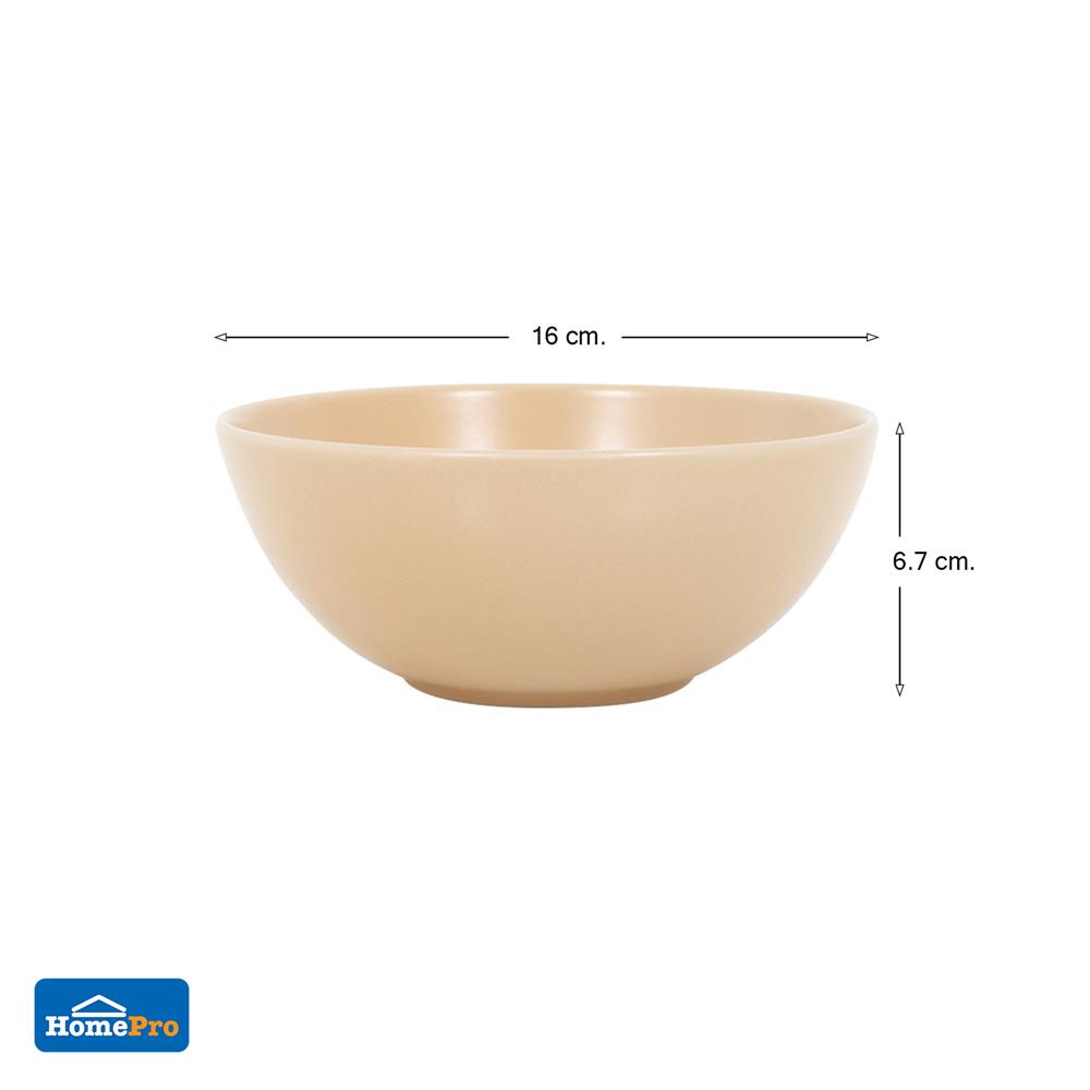 ชามเซรามิก 6.5 นิ้ว KECH LANZO BEIGE