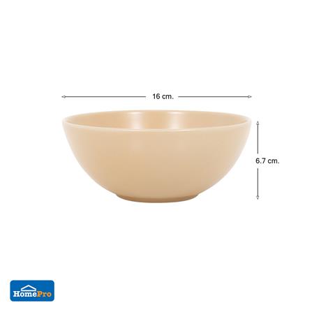 ชามเซรามิก 6.5 นิ้ว KECH LANZO BEIGE_6