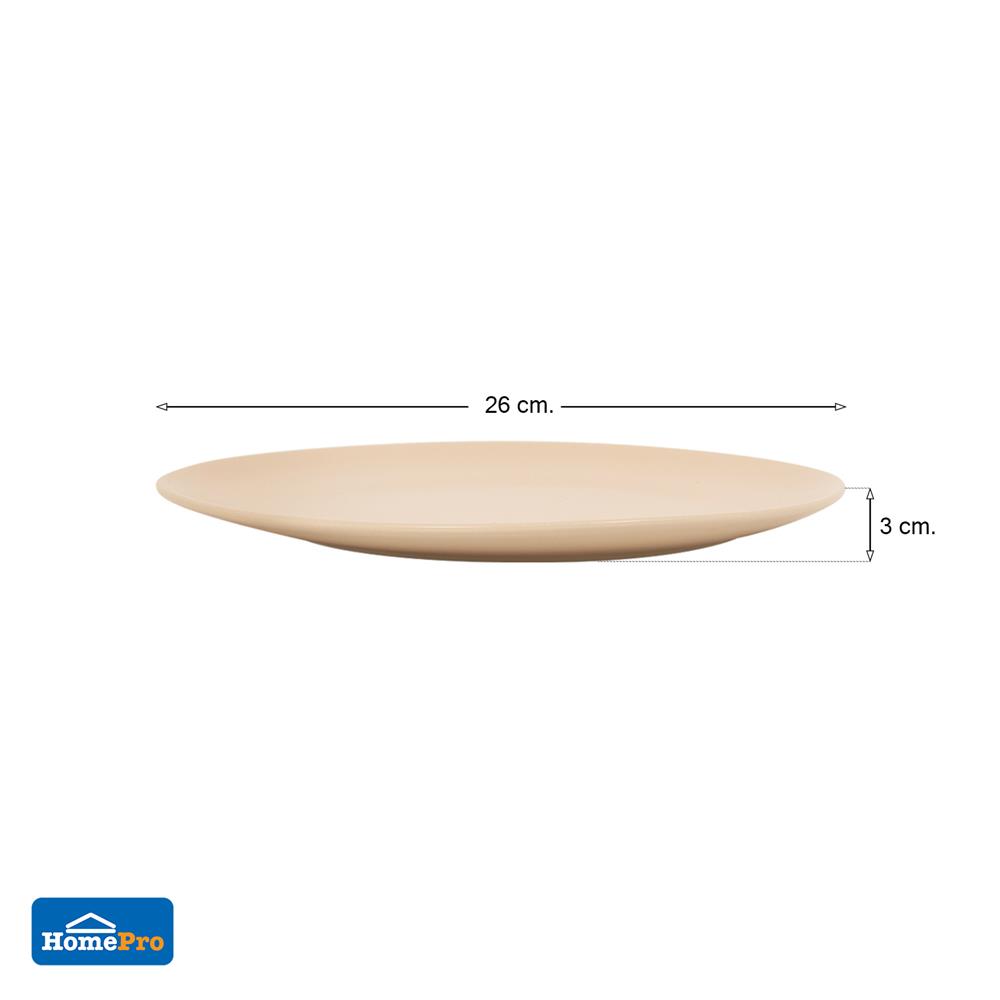 จานบัวเซรามิก 10" KECH LANZO BEIGE