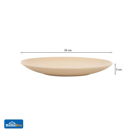 จานบัวเซรามิก 9.5