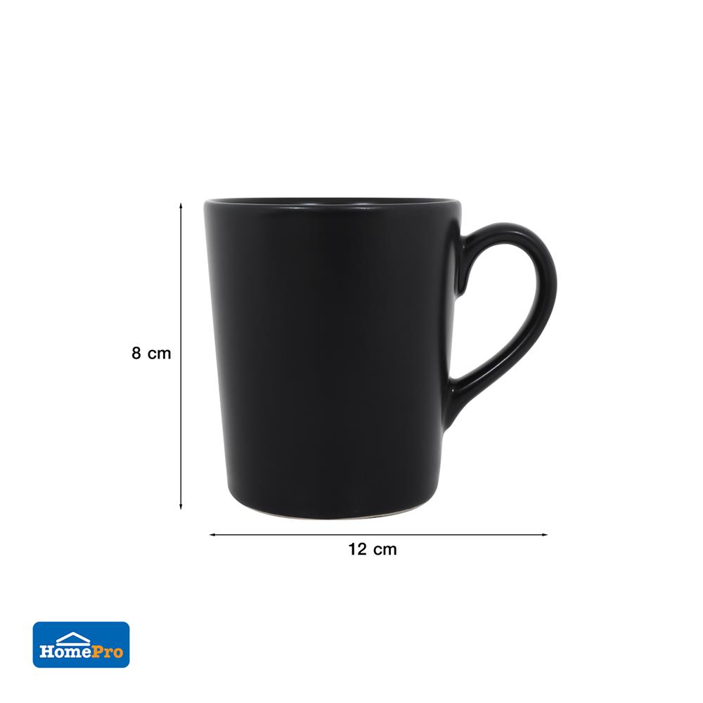 ถ้วยหูเซรามิก 300 มล. KECH LANZO BLACK