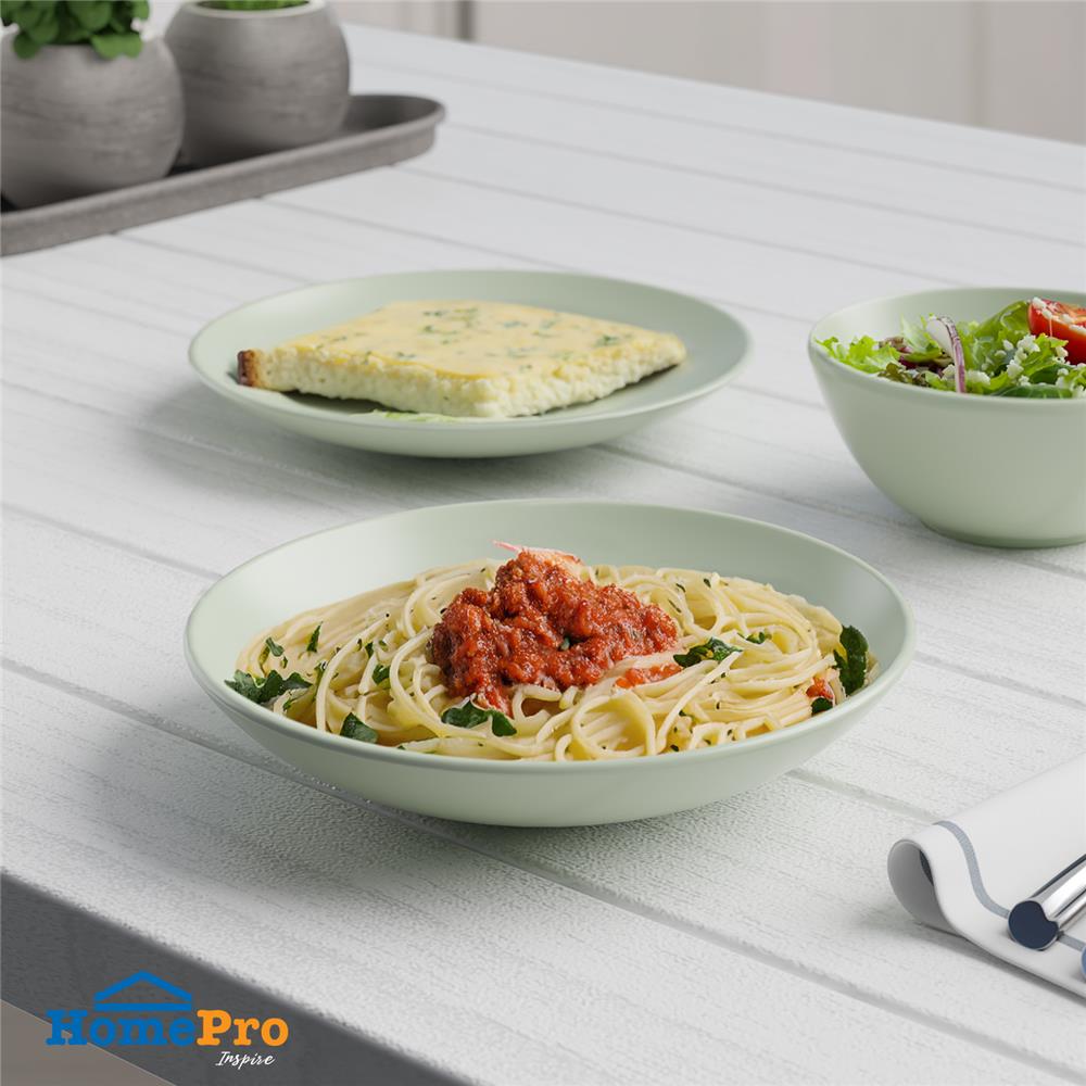 จานลึกเซรามิก 9 นิ้ว KECH LANZO GREEN