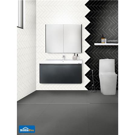 กระเบื้องผนังพอร์ซเลน 6x21.7 ซม. COTTO บราวากลอส แบล็ค_3