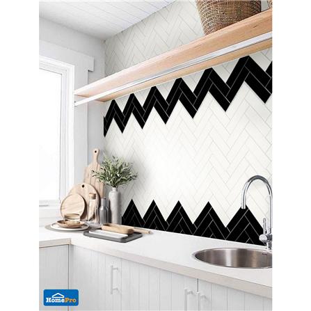 กระเบื้องผนังพอร์ซเลน 6x21.7 ซม. COTTO บราวากลอส แบล็ค_4