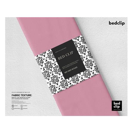ปลอกผ้านวม BED CLIP MICROTEX 100X80 นิ้ว สี PINK_1