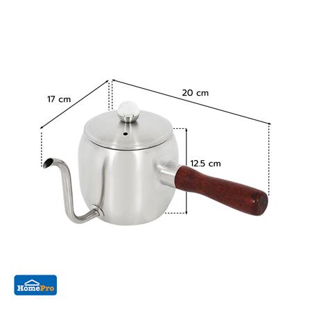 หม้อต้มกาแฟ DRIP KECH 500 มล. ด้ามไม้_6