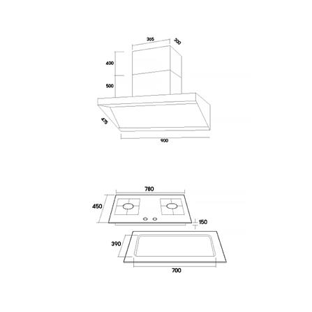 เตาฝัง+ค.ดูดควัน TECNOPLUS 04-2079-02+03-0001-2_1