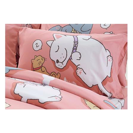 ชุดผ้าปูที่นอน 6 ฟุต 5 ชิ้น TULIP หมาจ๋า 60012-DLC043_1