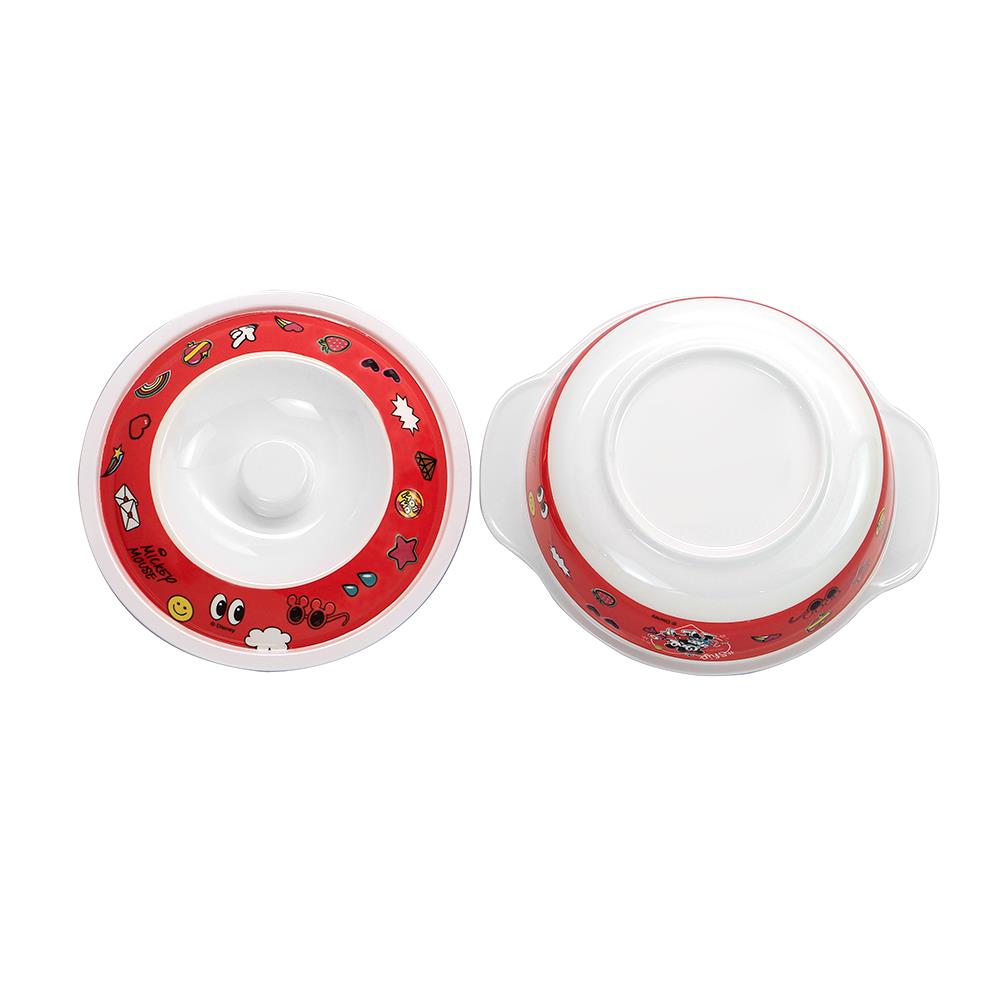 ชามเมลามีน 2 หู+ฝา 5.5" SUPERWARE MICKEY COUPLE