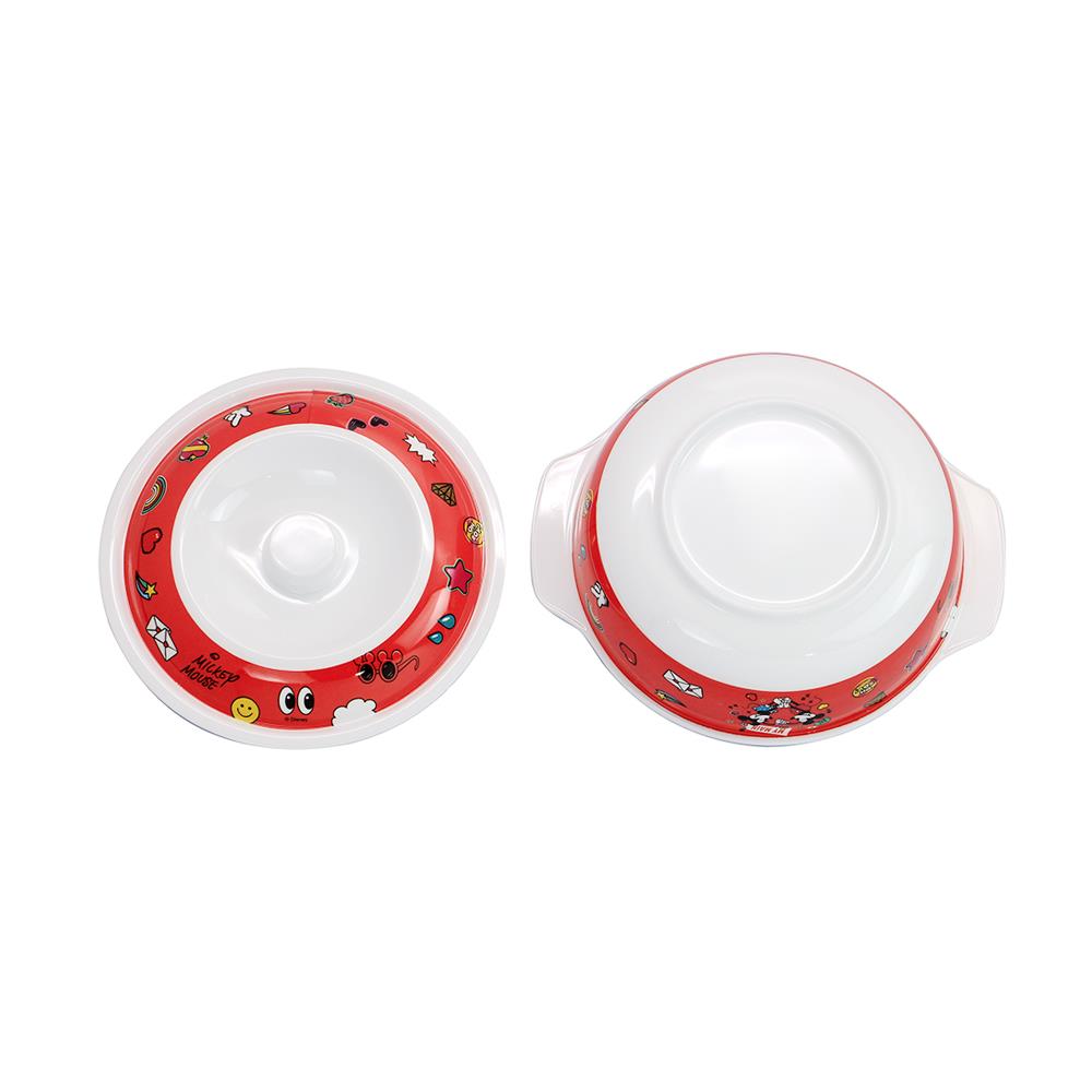 ชามเมลามีน 2หู+ฝา 6.5" SUPERWARE MICKEY COUPLE