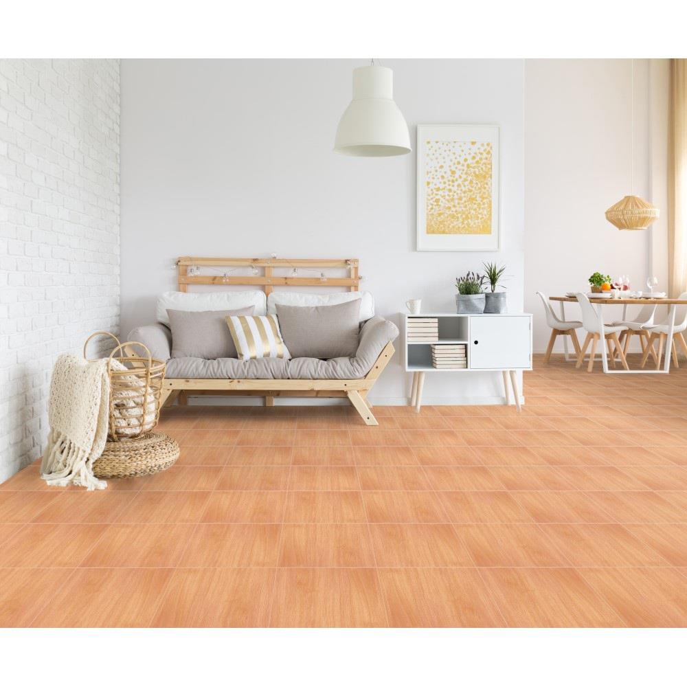 กระเบื้องพื้น 12x12 นิ้ว ภูผา คอนน่า วู๊ด น้ำตาล PM 1M2