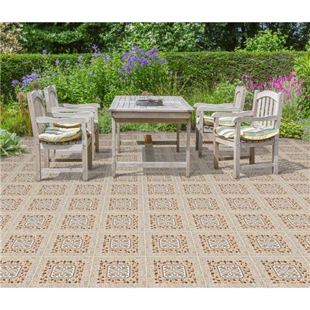 กระเบื้องพื้น 12x12 นิ้ว ภูผา เวเนอร์ สโตน น้ำตาล PM 1 ตร.ม._4