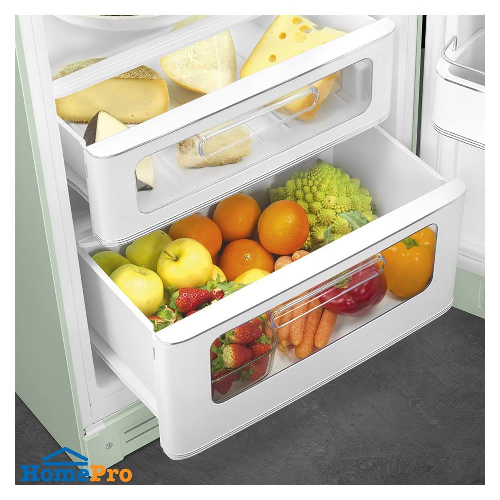 ตู้เย็น 2 ประตู SMEG FAB30RPG5 11.1 คิว สีเขียวพาสเทล