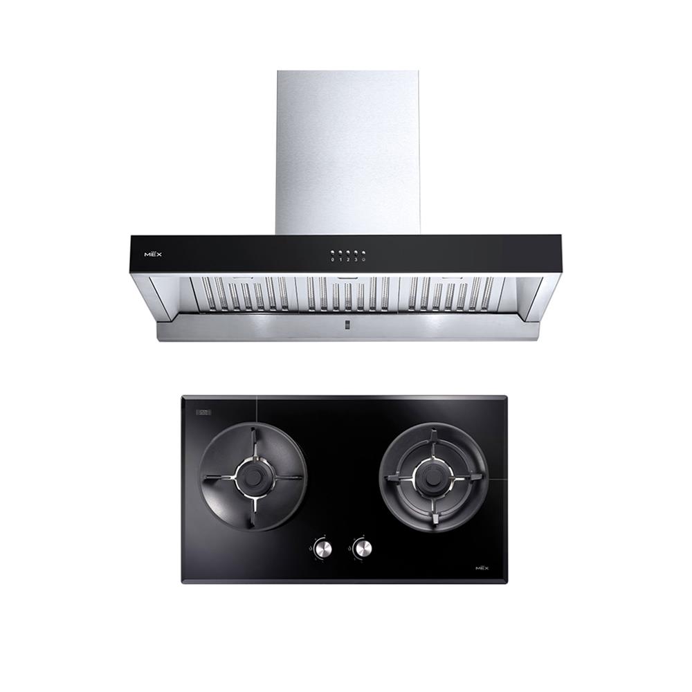 เตาฝัง+เครื่องดูดควัน MEX V7812MHR+K632BFX90