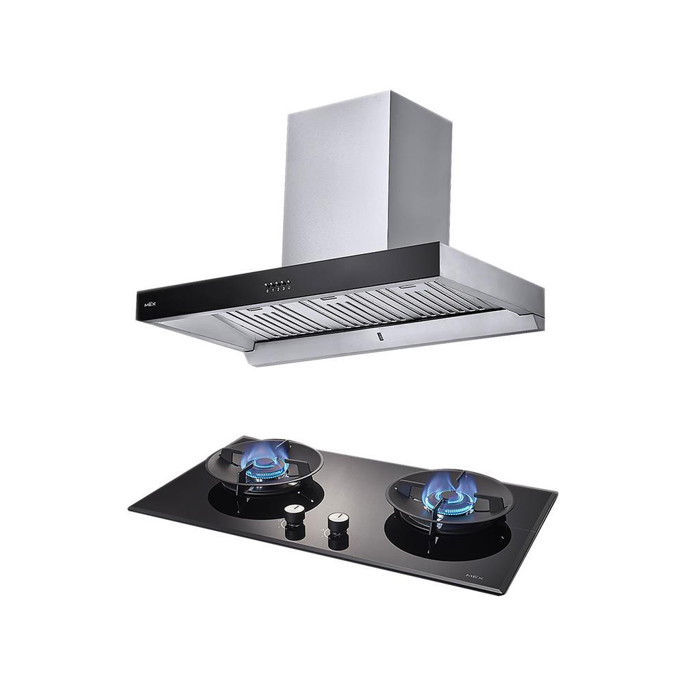 เตาฝัง+เครื่องดูดควัน MEX V7812MHR+K632BFX90