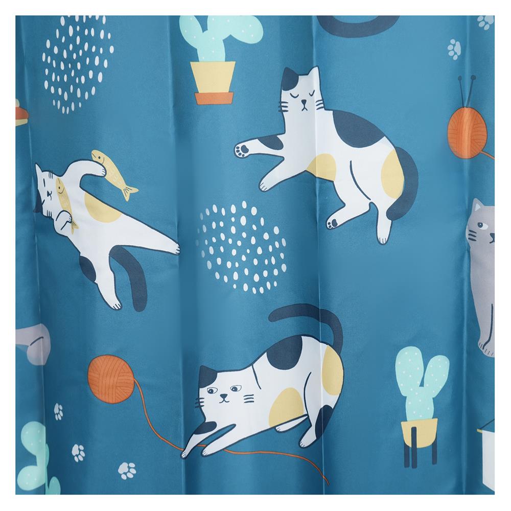 ม่านห้องน้ำ POLYESTER MOYA ACS22048B 180X180 ซม.