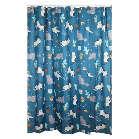 ม่านห้องน้ำ POLYESTER MOYA ACS22048B 180X180 ซม._0