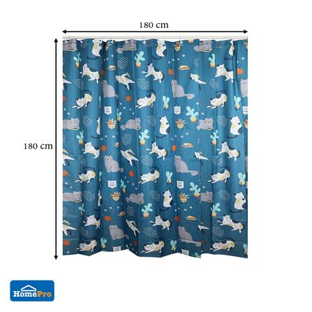 ม่านห้องน้ำ POLYESTER MOYA ACS22048B 180X180 ซม._5