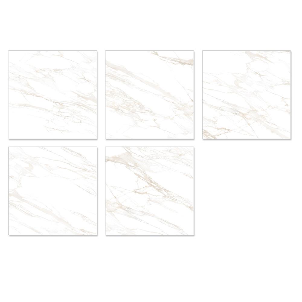 กระเบื้องพื้นพอร์ซเลน  16x16 นิ้ว COTTO โปรมาร์เบิล ขาว ExC PM 0.96 ตร.ม.