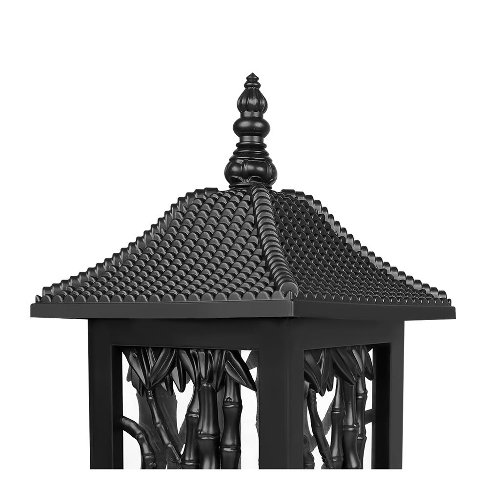 ไฟหัวเสา THE SUN P20-B สีดำ