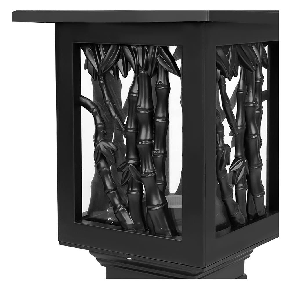 ไฟหัวเสา THE SUN P20-B สีดำ