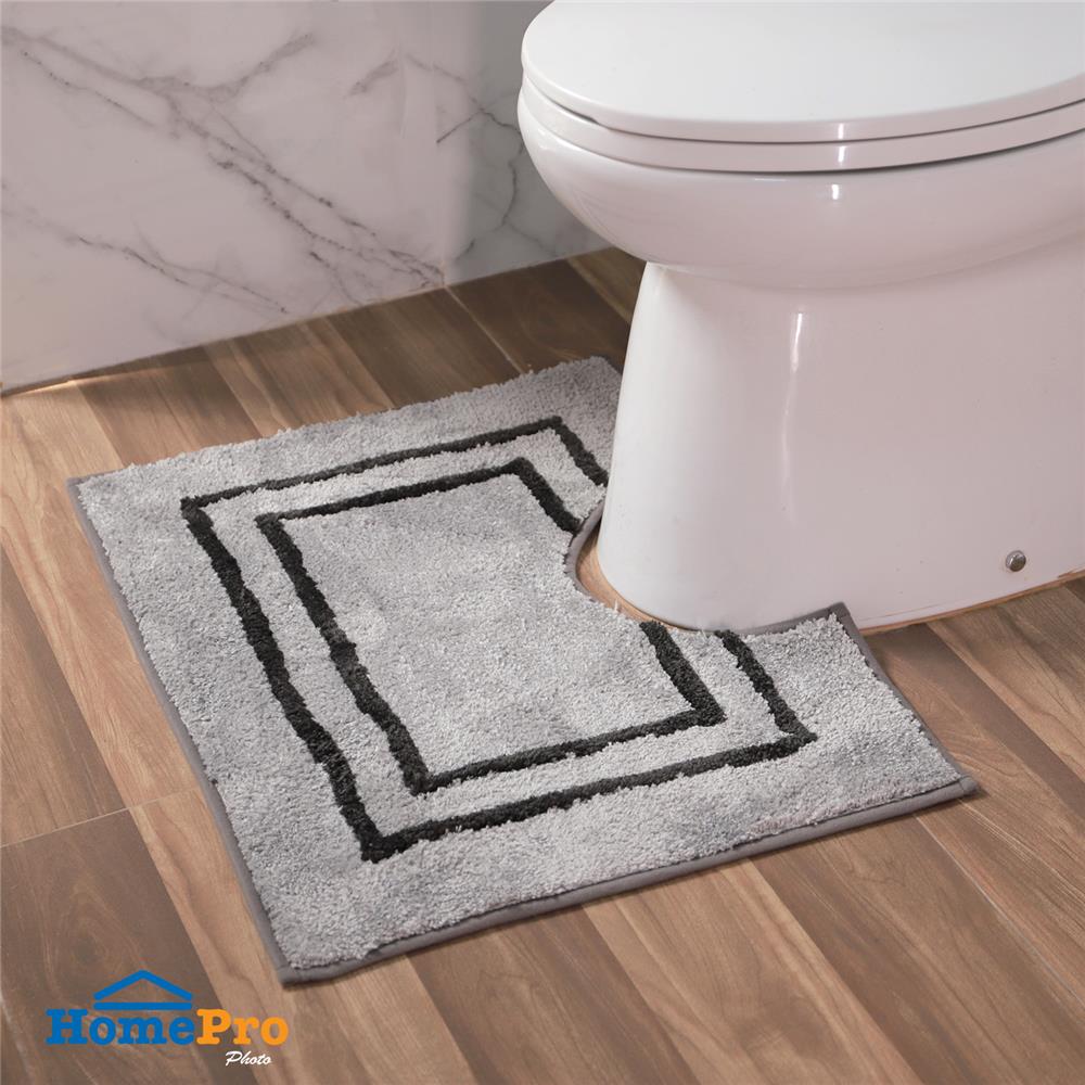 พรมห้องน้ำ HOME LIVING STYLE NEX สีเทา