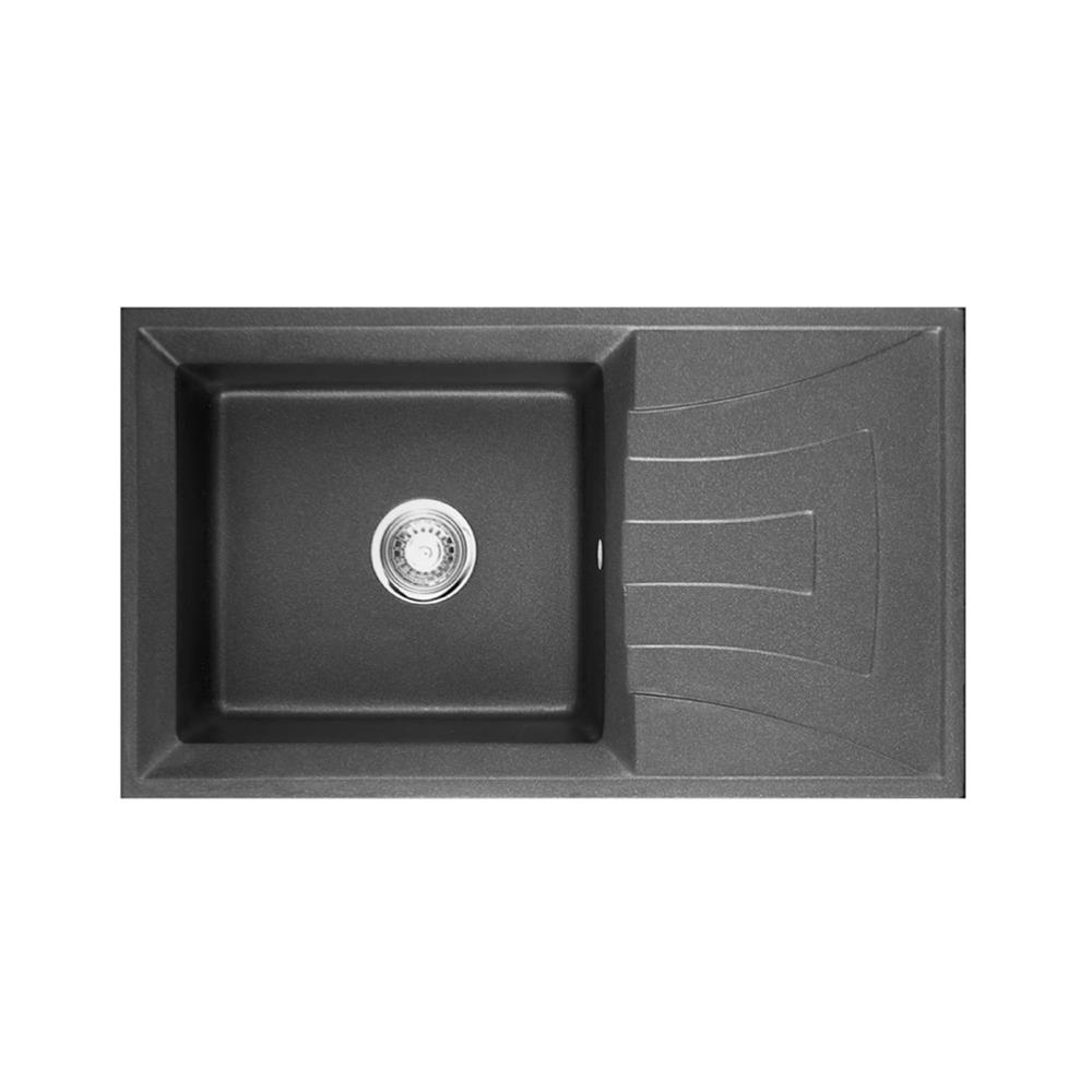 ซิงค์ฝัง 1 หลุม 1 ที่พัก TECNOPLUS GIN 1B1D GRAY สีเทา