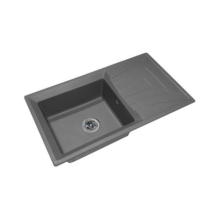 ซิงค์ฝัง 1 หลุม 1 ที่พัก TECNOPLUS GIN 1B1D GRAY สีเทา_1