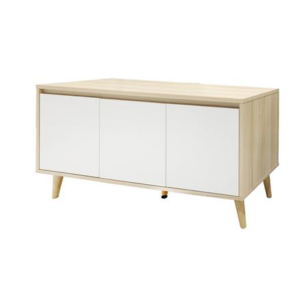 ตู้วางทีวี FURDINI PEARL 120 ซม. สี PINE OAK/WHITE_0