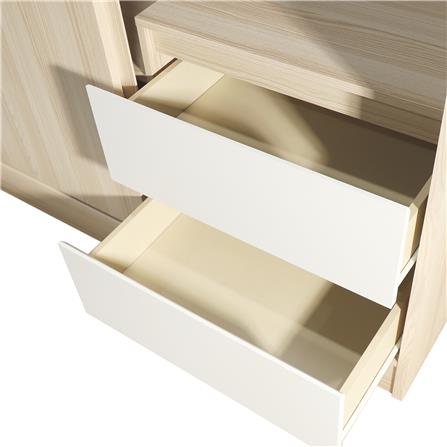 ตู้เสื้อผ้าบานเลื่อน FURDINI PEARL สี PINE OAK_5