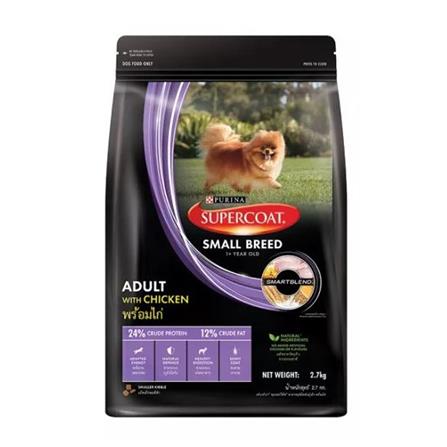 อาหารสุนัข SUPERCOAT ADULT WITH CHICKEN 2.7 กก.