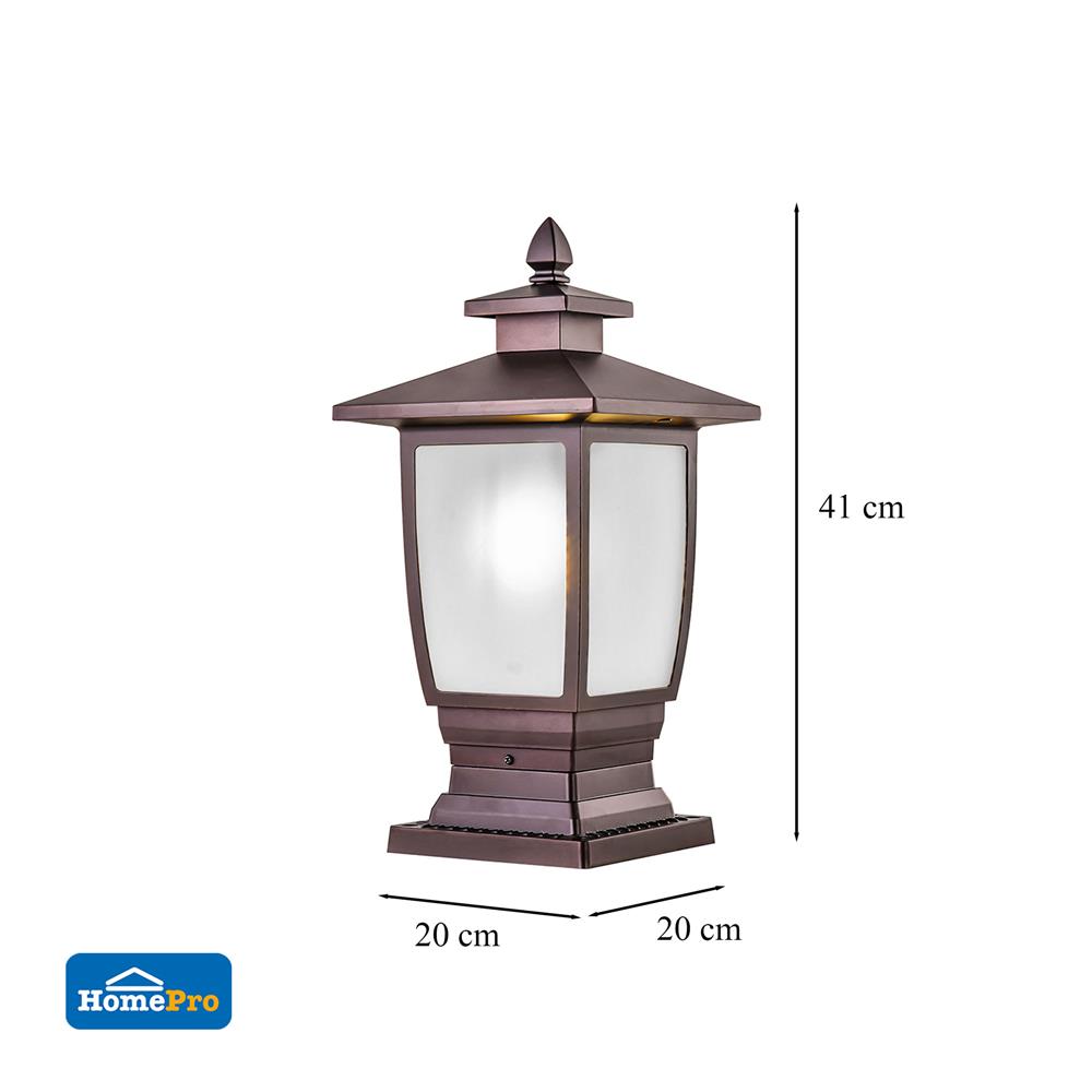 โคมไฟหัวเสา CARINI 625F สีน้ำตาล