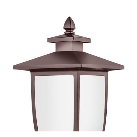 โคมไฟหัวเสา CARINI 625F สีน้ำตาล_1