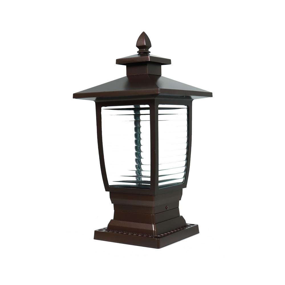 โคมไฟหัวเสา CARINI 614F สีน้ำตาล