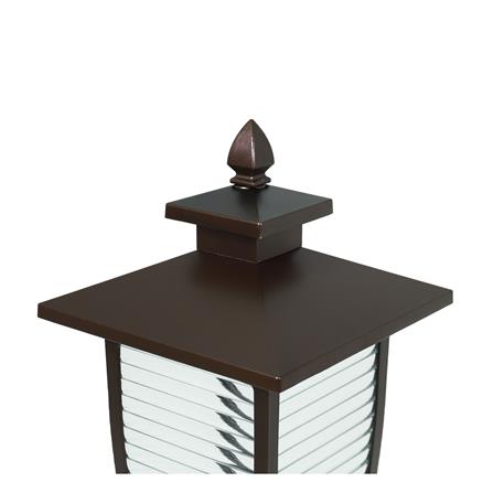 โคมไฟหัวเสา CARINI 614F สีน้ำตาล_2