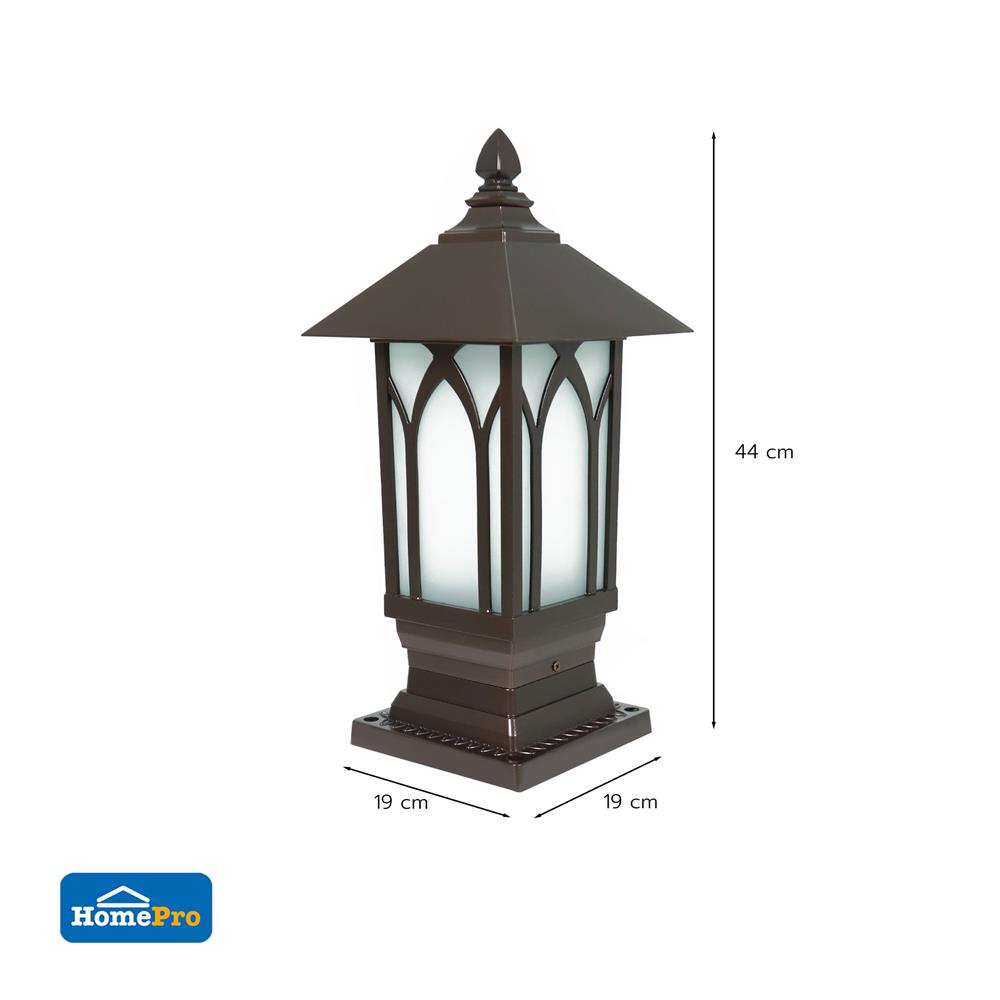 โคมไฟหัวเสา CARINI 942F สีน้ำตาล