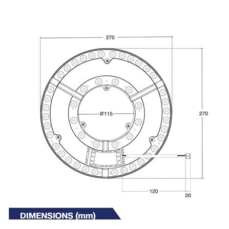 หลอด LED BEC MAGNET O-KIT 36 วัตต์ DAYLIGHT_4