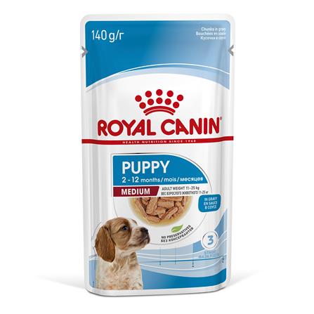 อาหารเปียกสุนัข ROYAL CANIN MEDIUM PUPPY 140 กรัม
