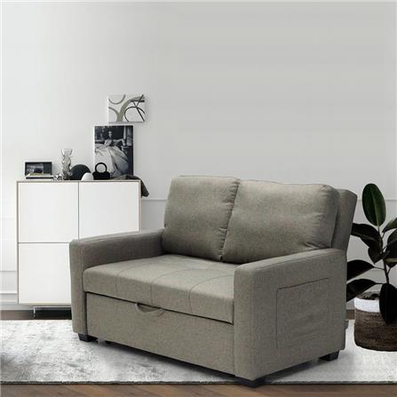 โซฟาเบด 2 ที่นั่ง KONCEPT SHASA สีน้ำตาล_3