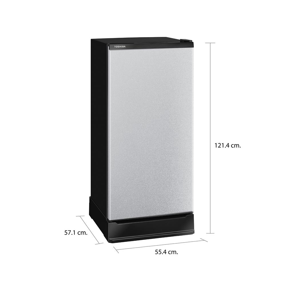 ตู้เย็น 1 ประตู TOSHIBA GR-D189MS 6.4 คิว สีเงิน