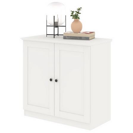 ตู้เตี้ยบานเปิด KONCEPT MONETA 80 ซม. สีขาว