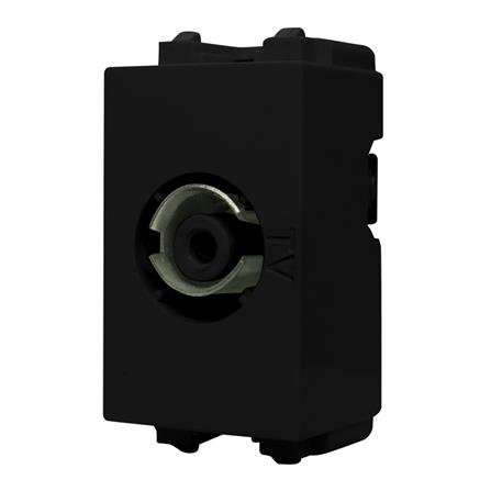 เต้ารับโทรทัศน์ 75 โอห์ม CT ELECTRIC TV-1 สีดำ