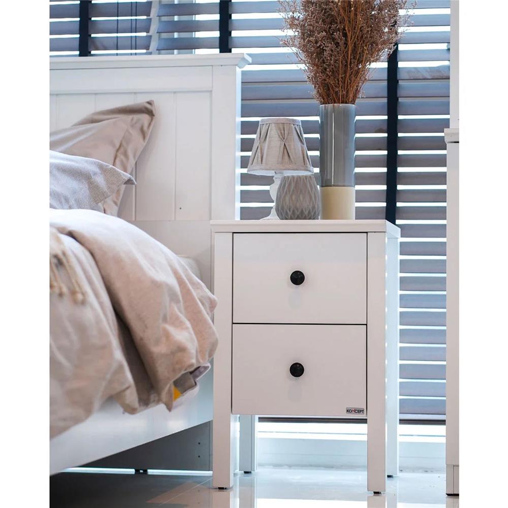 ตู้ข้างเตียง KONCEPT MONETA 45 ซม. สีขาว