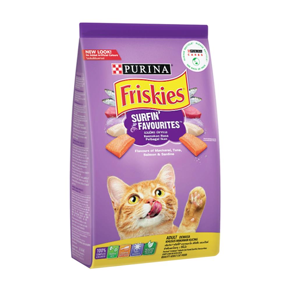 อาหารแมว FRISKIES SURFIN FAVOURITES 2.5 กก.