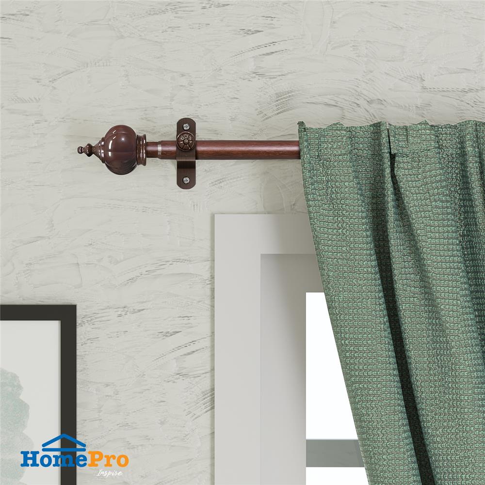 รางอะลูมิเนียม ยืดหด ME LIVING TAJMA 110-200 ซม. สีโอ๊ค