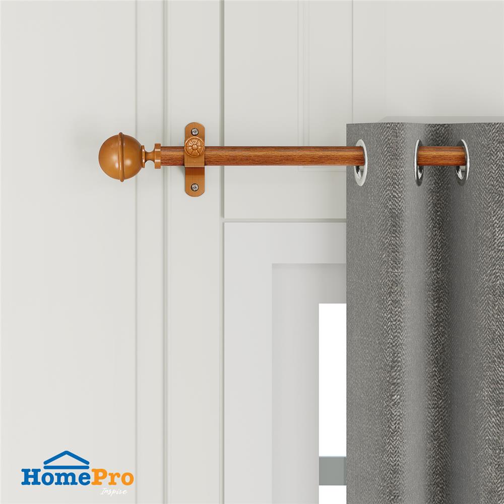 รางอะลูมิเนียม ยืดหด ME LIVING BELLA 110-200 ซม. สีน้ำตาล