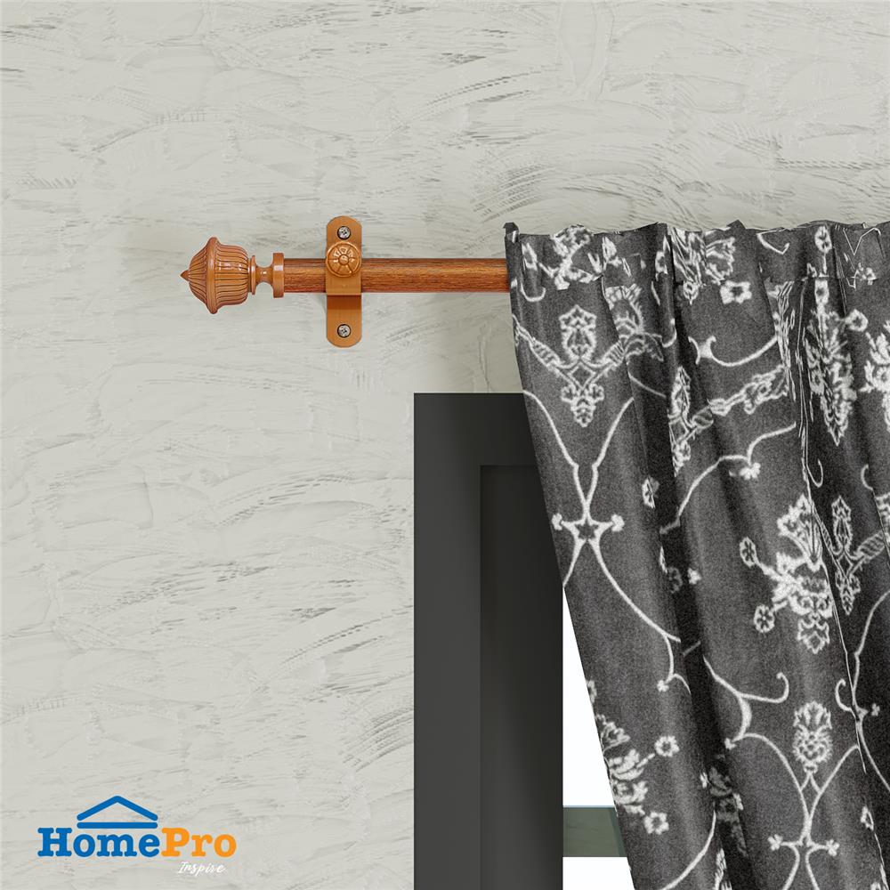 รางอะลูมิเนียม ยืดหด ME LIVING DUCHESS 185-350 ซม. สีน้ำตาล