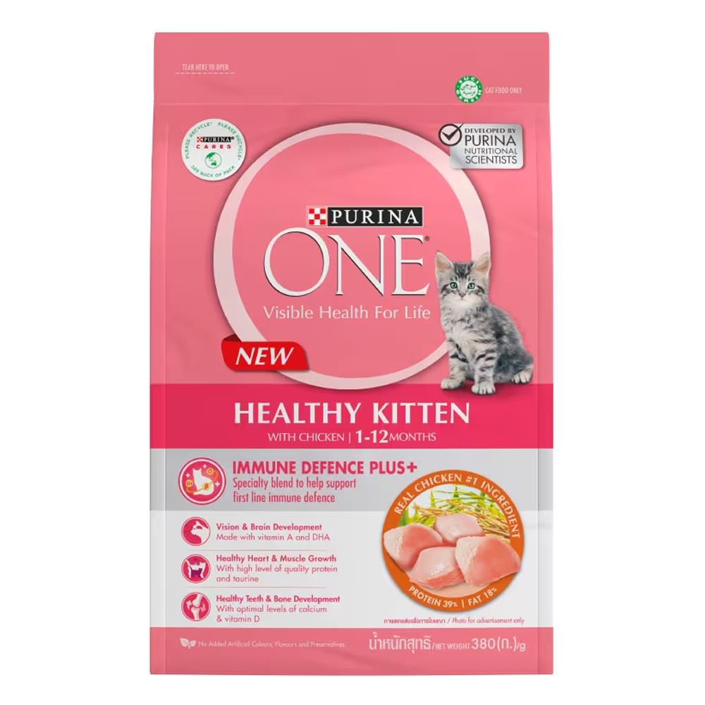 อาหารแมว PURINA ONE HEALTHY KITTEN 380 ก.