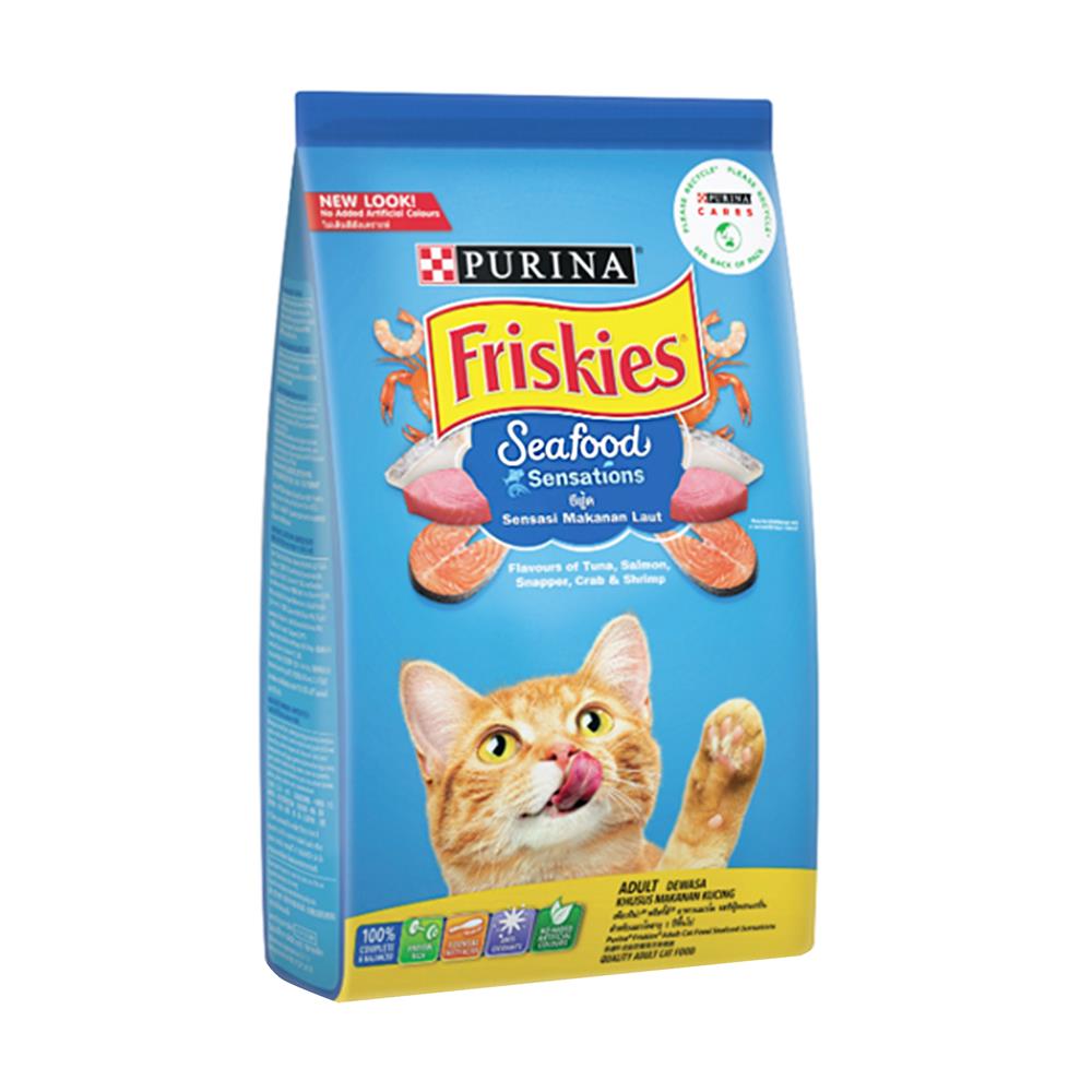 อาหารแมว FRISKIES SEAFOOD SENSATIONS 400 ก.