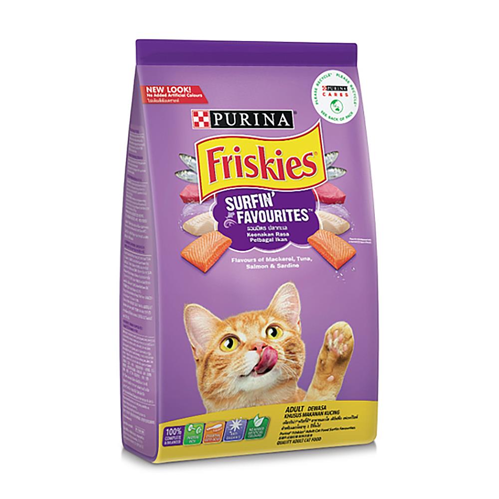 อาหารแมว FRISKIES SURFIN FAVOURITES 400 ก.